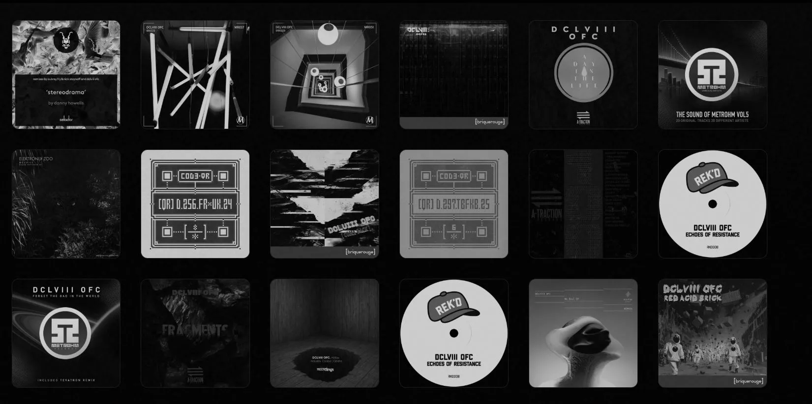 Aper&ccedil;u discographie DCLVIII