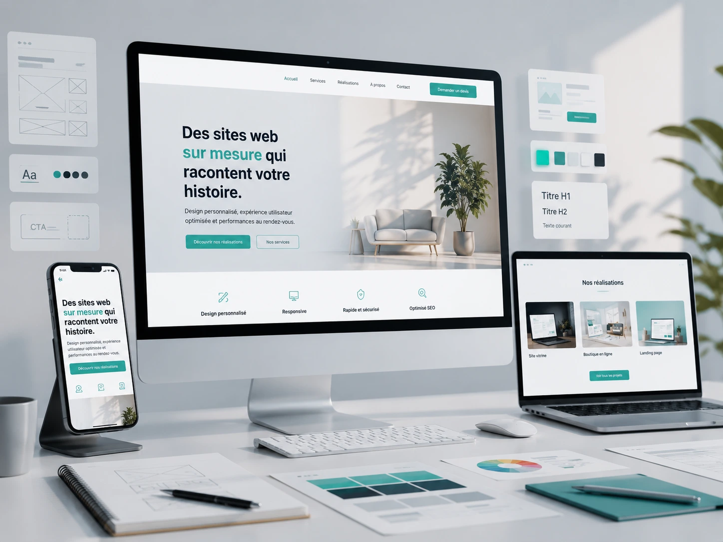 Cr&eacute;ation de site web sur mesure &agrave; Cahors